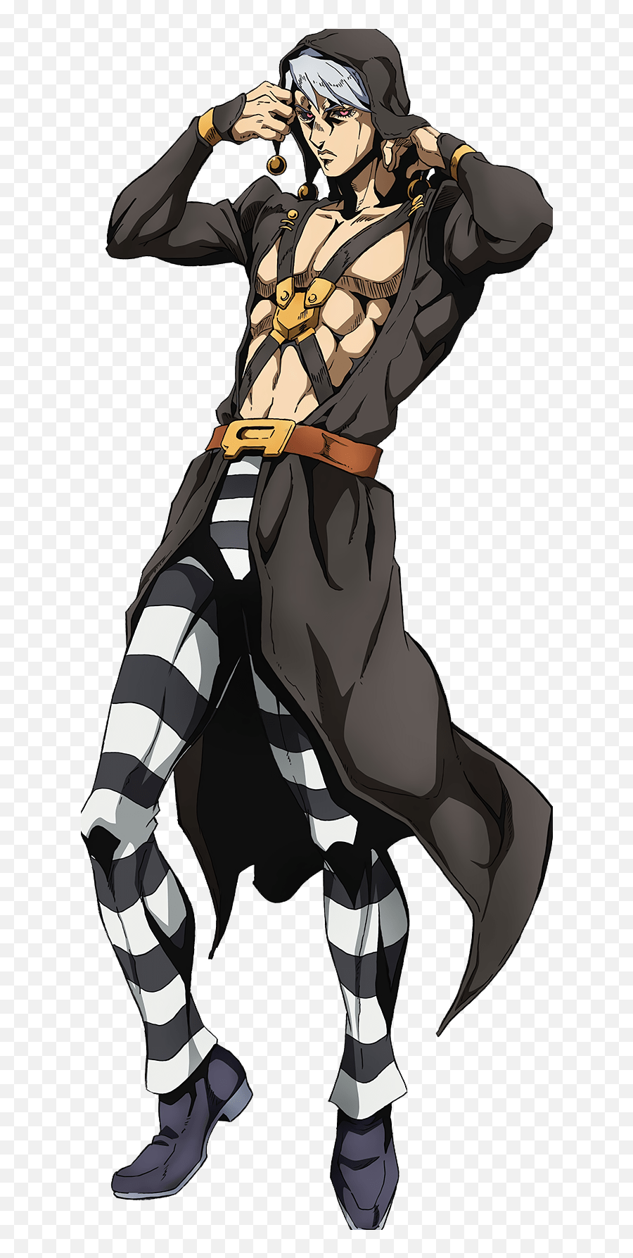 Top 10 Favourite Jojo Characters - Risotto Nero Png,Giorno Hair Png