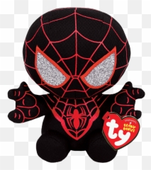 Ty Marvel Spider - Ty Beanie Baby Tag Png,Miles Morales Png