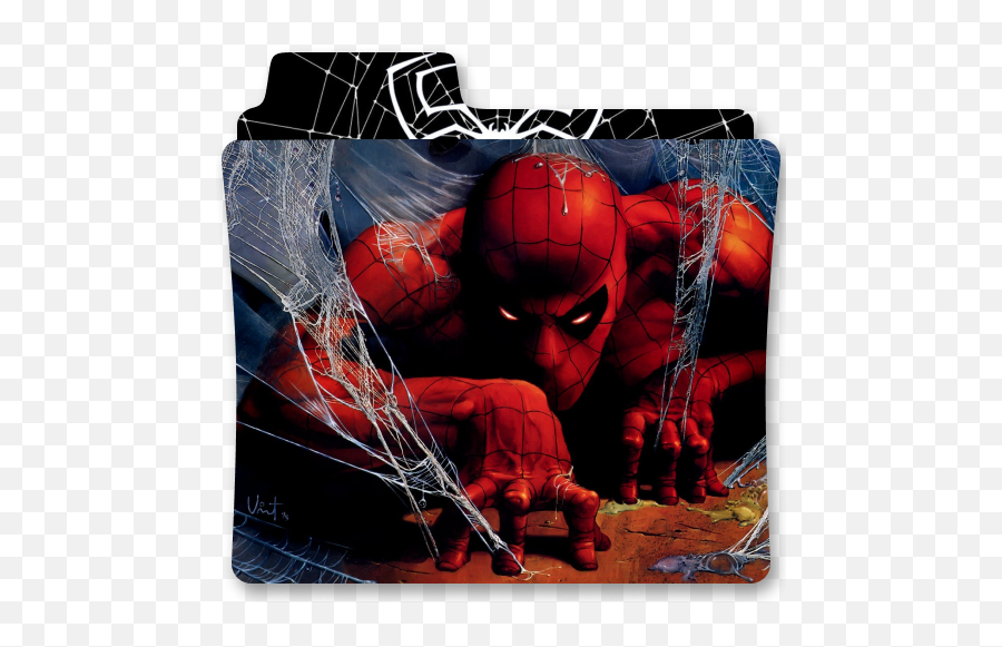 Folder Spiderman Free Icon Of Pack For Mac - Spiderman In Spider Web Png,Spider Man Logo Png