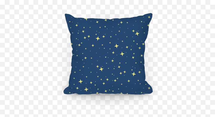 Blue Twinkling Star Sparkles Pattern Pillows Lookhuman - Doctor Who Pillow Png,Star Pattern Png
