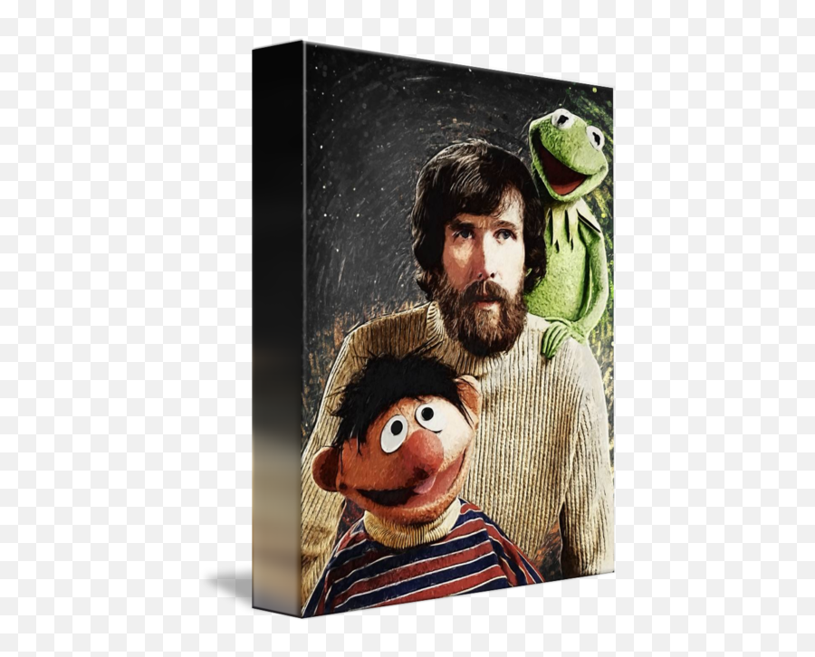 Jim Henson Together With Ernie And Kermit The Frog By Zapista - Jim Henson Together With Ernie And Kermit Png,Kermit The Frog Transparent