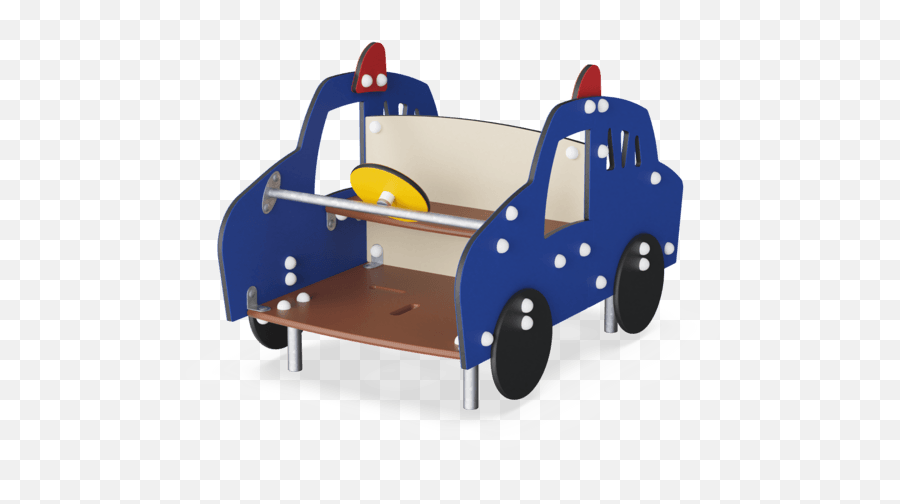 Police Car Playhouses And Themed Play From Kompan - Police Car Png,Police Car Transparent