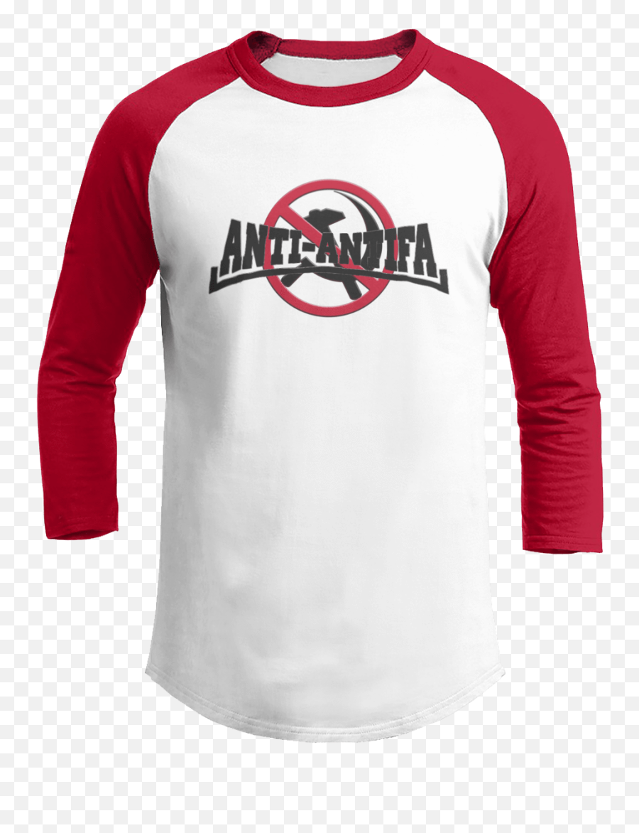 Anti - Antifa Black Text No Hammer U0026 Sickle Raglan Jersey 16 Variants Merry Christmas You Filthy Animal Shirt Png,Sickle And Hammer Png