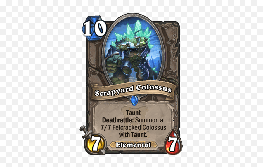 Scrapyard Colossus - Madness At The Darkmoon Faire Cards Png,Colossus Png
