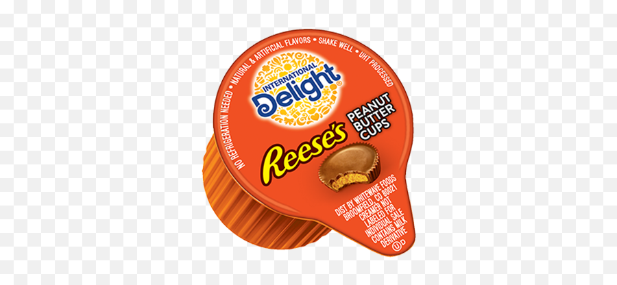 International Delight Coffee Creamer Single Reeseu0027s Peanut - Peanut Butter Cup Png,Reese's Pieces Logo