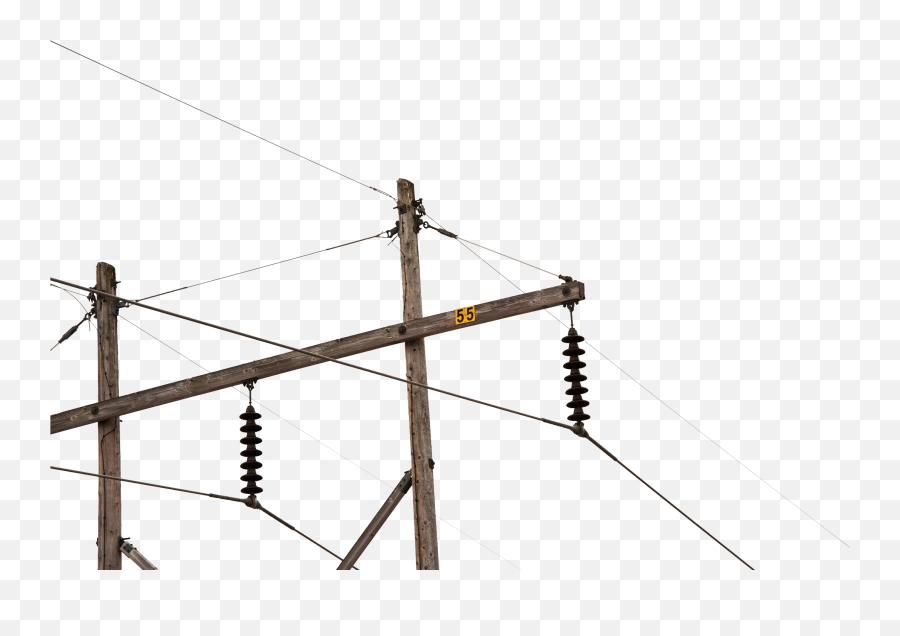 Overhead Power Line Clipart - Electrical Network Png,Power Lines Png