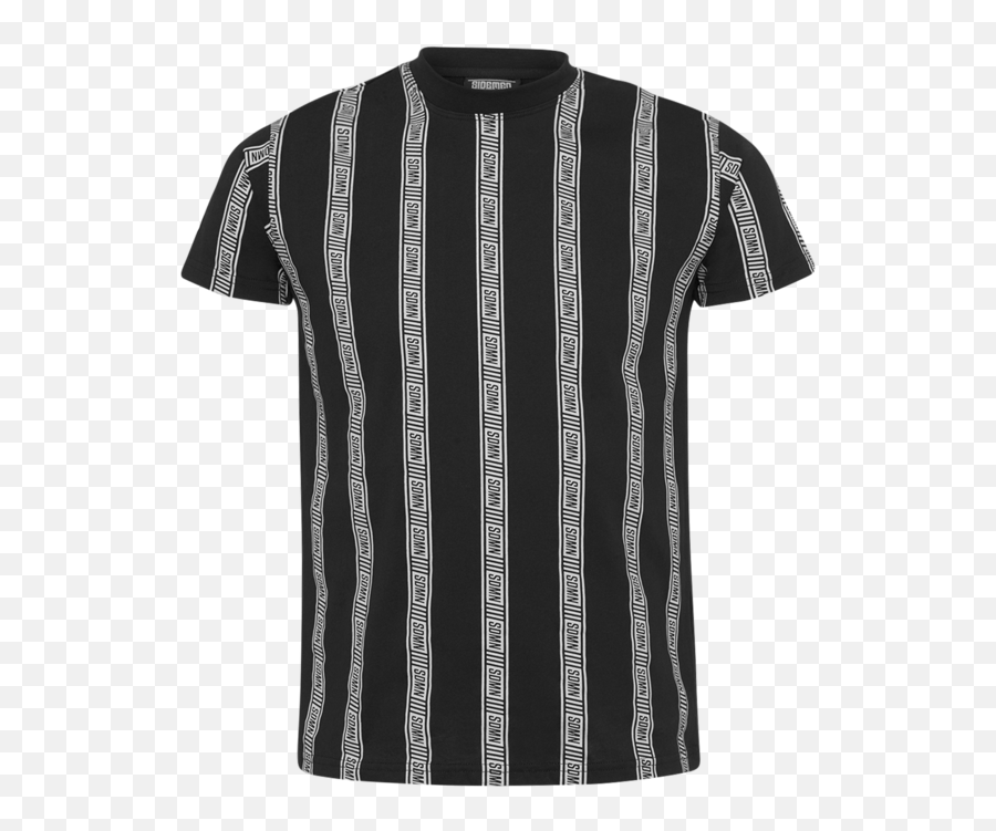 Sdmn Classic Black Stripe T - Shirt U2013 Sidemen Clothing Short Sleeve Png,Black Stripes Png