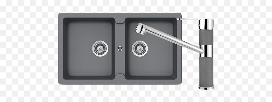 Kitchen Sinks Schock Typos Double Bowl U0026 400456cr - Armando Vicario 400456 Isa Kitchen Mixer Tap Png,Kitchen Sink Png