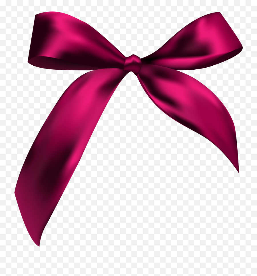 Gift Bow Ribbon Png Image - Pink Ribbon Gift Png,Present Bow Png