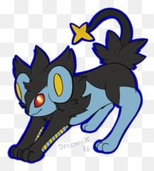 Download Luxray Sticker - Fictional Character Png,Luxray Png