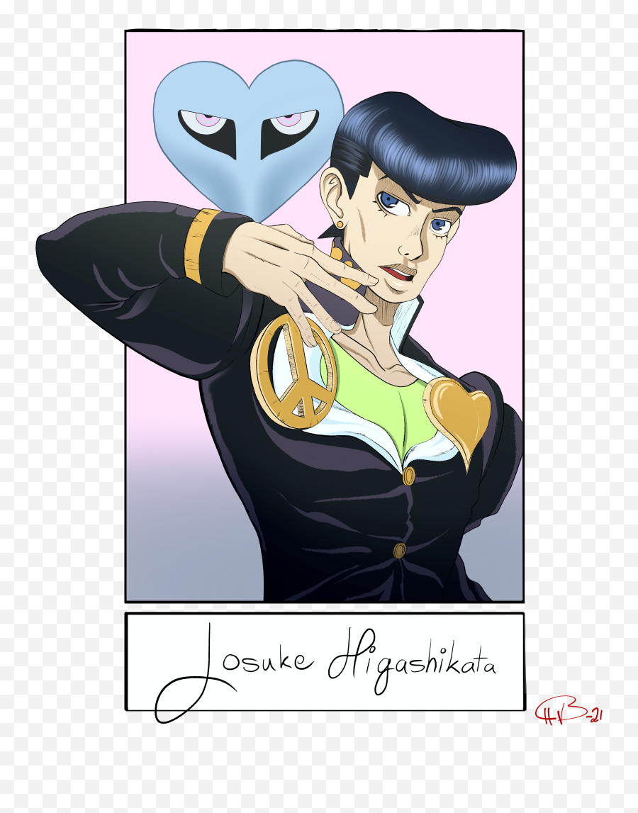 Josuke Higashikata From Part 4 Drawn By Me Stardustcrusaders - Fictional Character Png,Josuke Icon