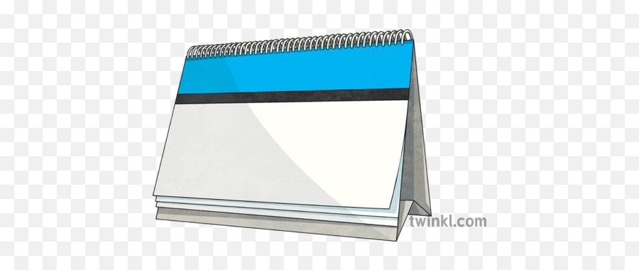 Blank Calendar Illustration - Twinkl Calendario En Blnaco Png,Blank Calendar Icon