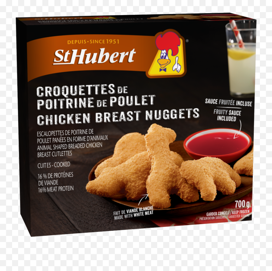 Frozen Chicken Breast Nuggets St - Hubert Products St Hubert Chicken Nugget Png,Chicken Nuggets Png
