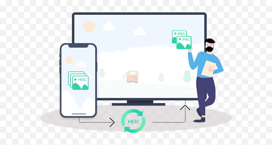 Free Heic Converter - Convert Heic To Jpgpng Easily Smartphone,Vista Jpeg Icon