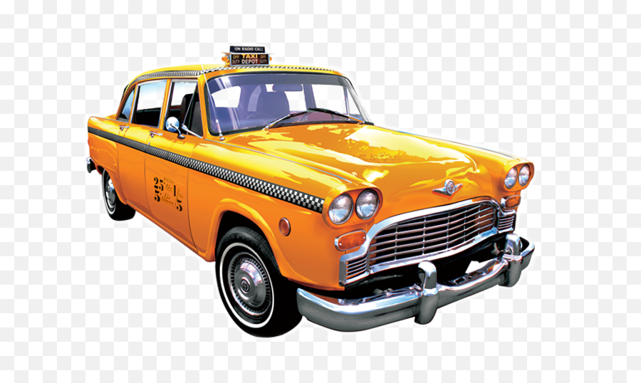 Old Taxi Cab Png Transparent Image - Old Taxi Car Png,Taxi Cab Png