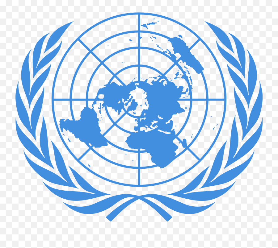 Un Emblem Blue - Transparent United Nations Logo Png,Emblem Png