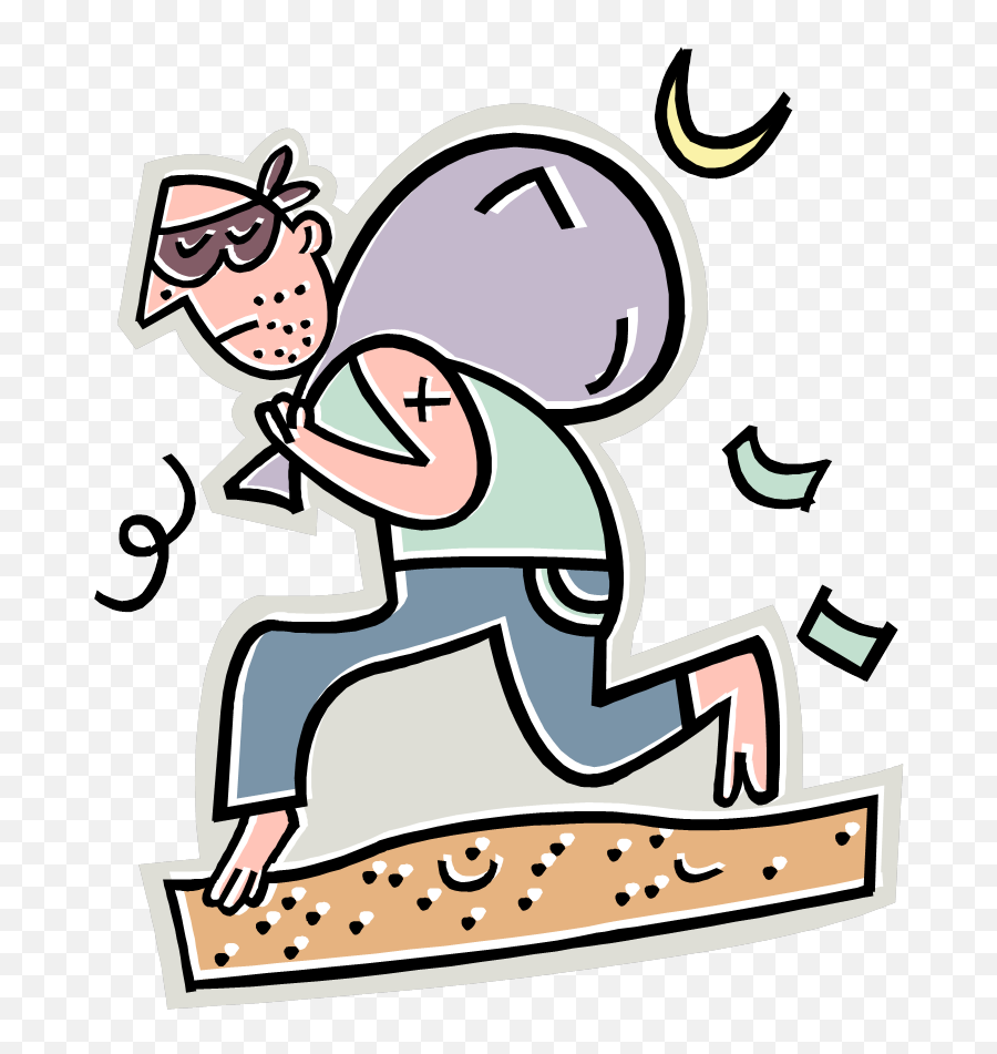 Thief Clip Art - Clip Art Library Looting Clipart Png,Robbery Icon