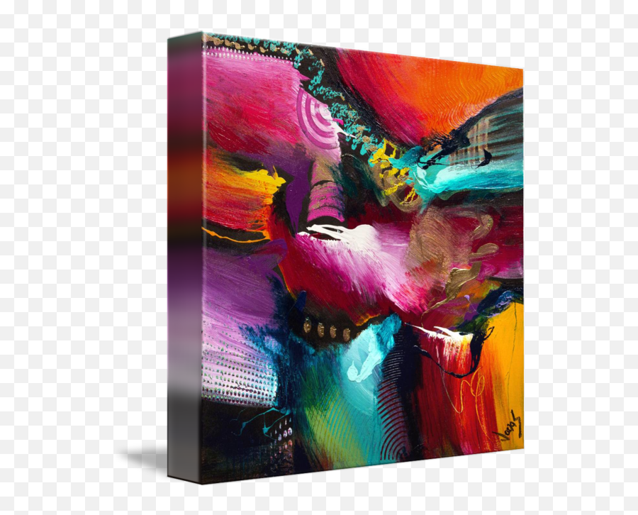 Fiesta From The Other Side By Jonas Gerard - Jonas Gerard Square Canvas Paintings Png,Modern Wood Twitter Icon 24x24 Png