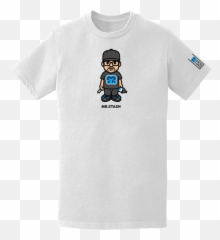 Stash - White Green T Shirt png