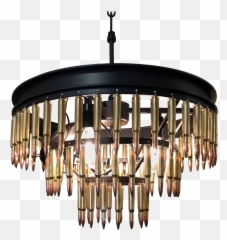 Artisan Made 3 - Tier Copper Bullet Motife Chandelier Bullet Png,Bullets Transparent