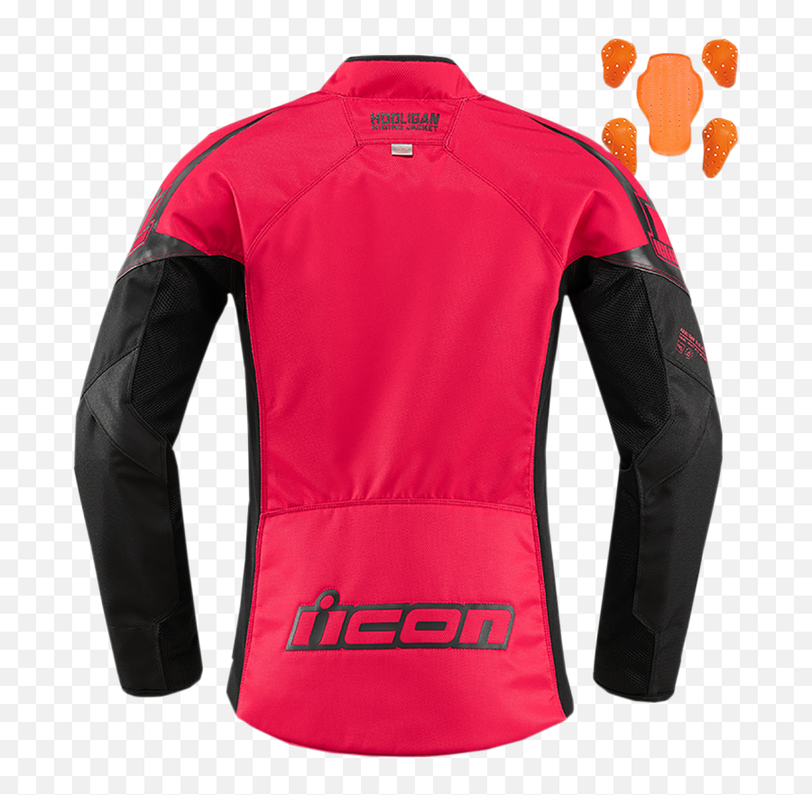 Icon Jacket Women Hooligan Rouge Euromoto - Icon Hooligan Jacket Png,Icon Moto Jacket