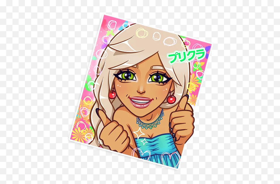 Gyaru Stickers - Live Wa Stickers Png,Huniecam Studio Icon