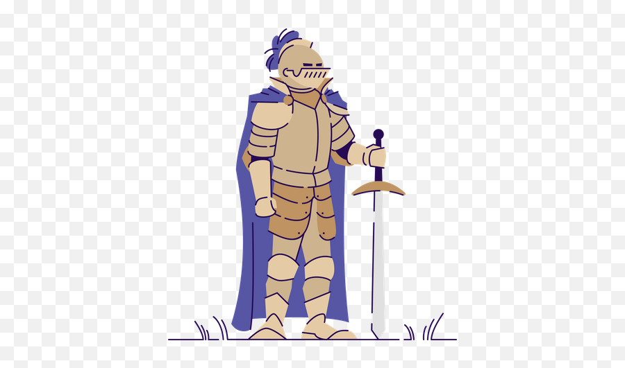 Best Premium Medieval Knight In Heavy Metal Armor - Dibujos Animados De El Caballero De La Armadura Oxidado Png,Metalhead Coffee Icon