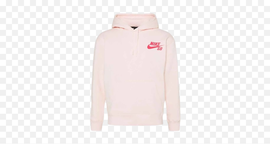 Nike Sb Icon Pullover Skate Hoodie Cw7064 - 805 Pink Full Sleeve Png,Nike Action Icon Hoodie