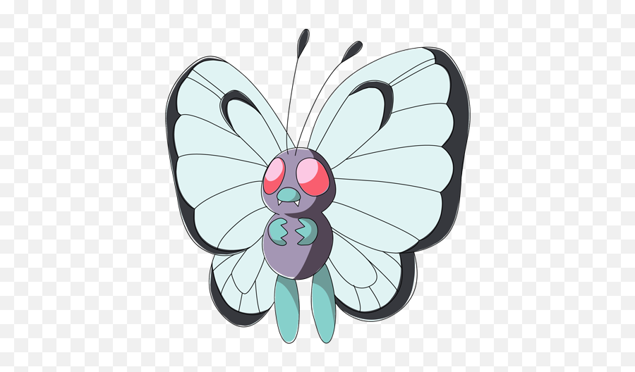 Pokemon Butterfree Coloring Pages Png