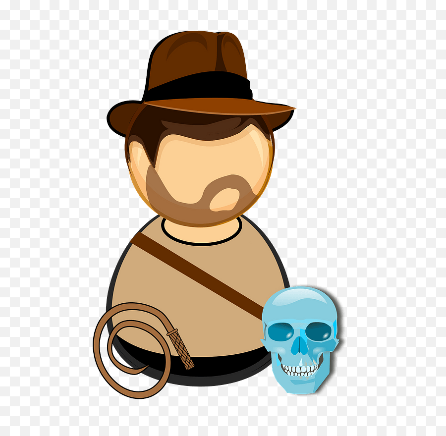 Indiana Jones Adventure Adventurer - Indiana Jones Hat Cartoon Png,Indiana Jones Png