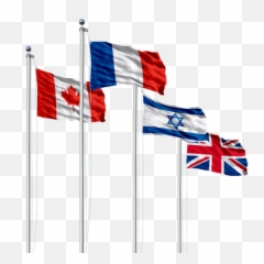 Country Flags And Banners Wind Sail Signs - Poles Of Different Countries Flags png