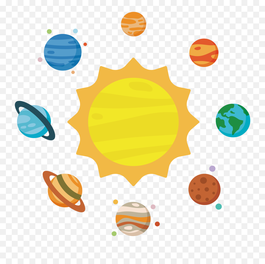 Solar System Planet Clip Art - Solar System Png,Planet Clipart Png