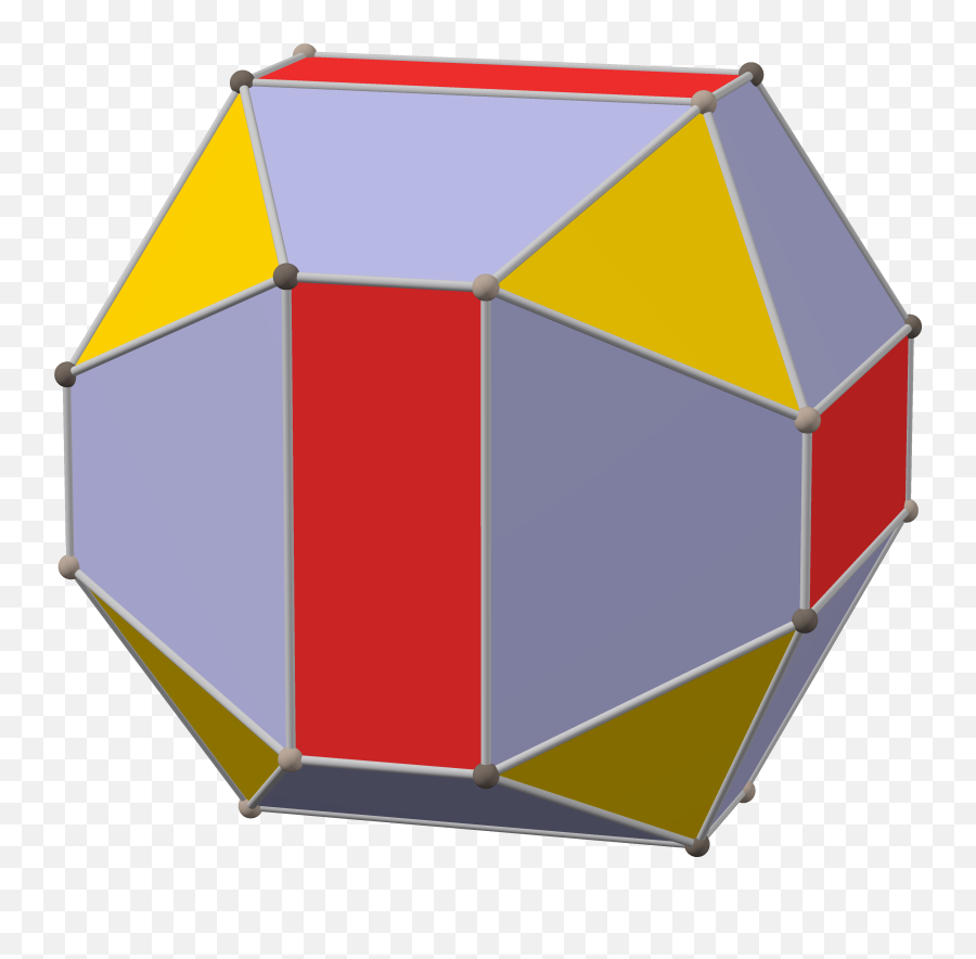 Filepolyhedron Great Rhombi 6 - 8 Subsolid Pyritohedral Clip Art Png,Rhombus Png