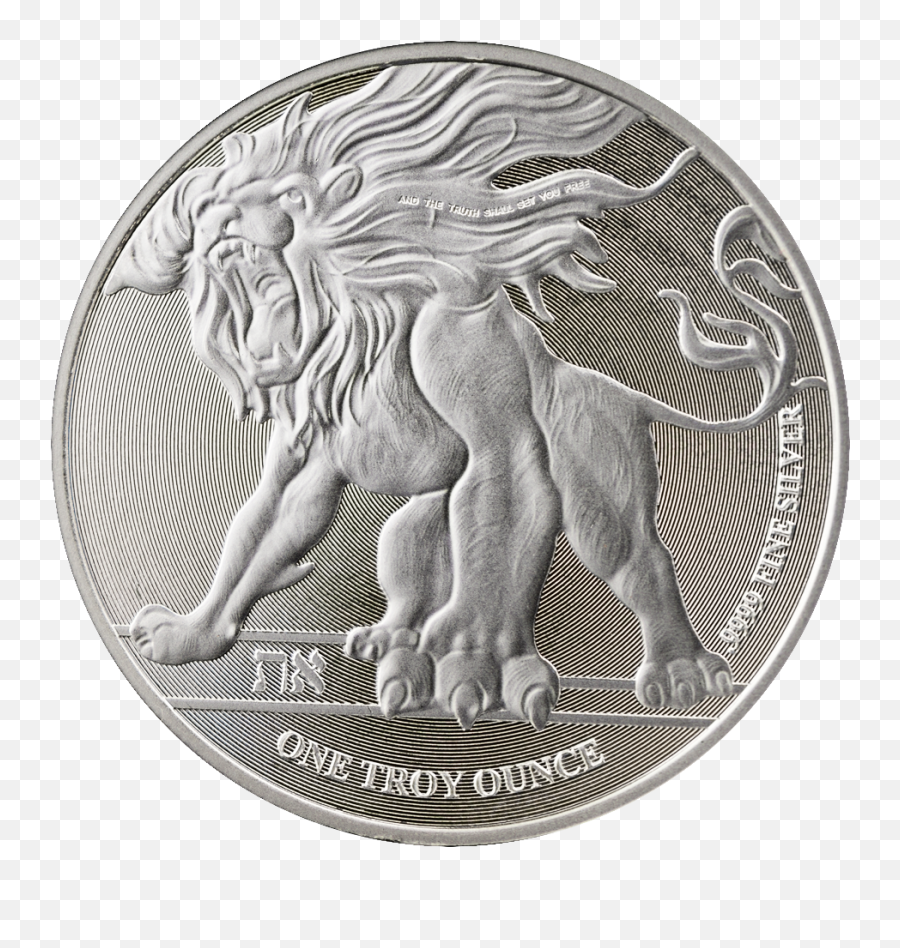 2018 Roaring Lion Niue Silver Coin 1 Oz - Sd Bullion Exclusive Roaring Lion Niue 1oz Png,Silver Coin Png