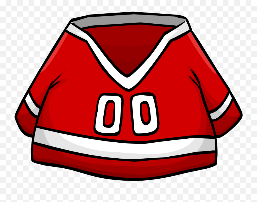 Jersey Clipart Red Transparent - Club Penguin Hockey Shirt Png,Red Shirt Png