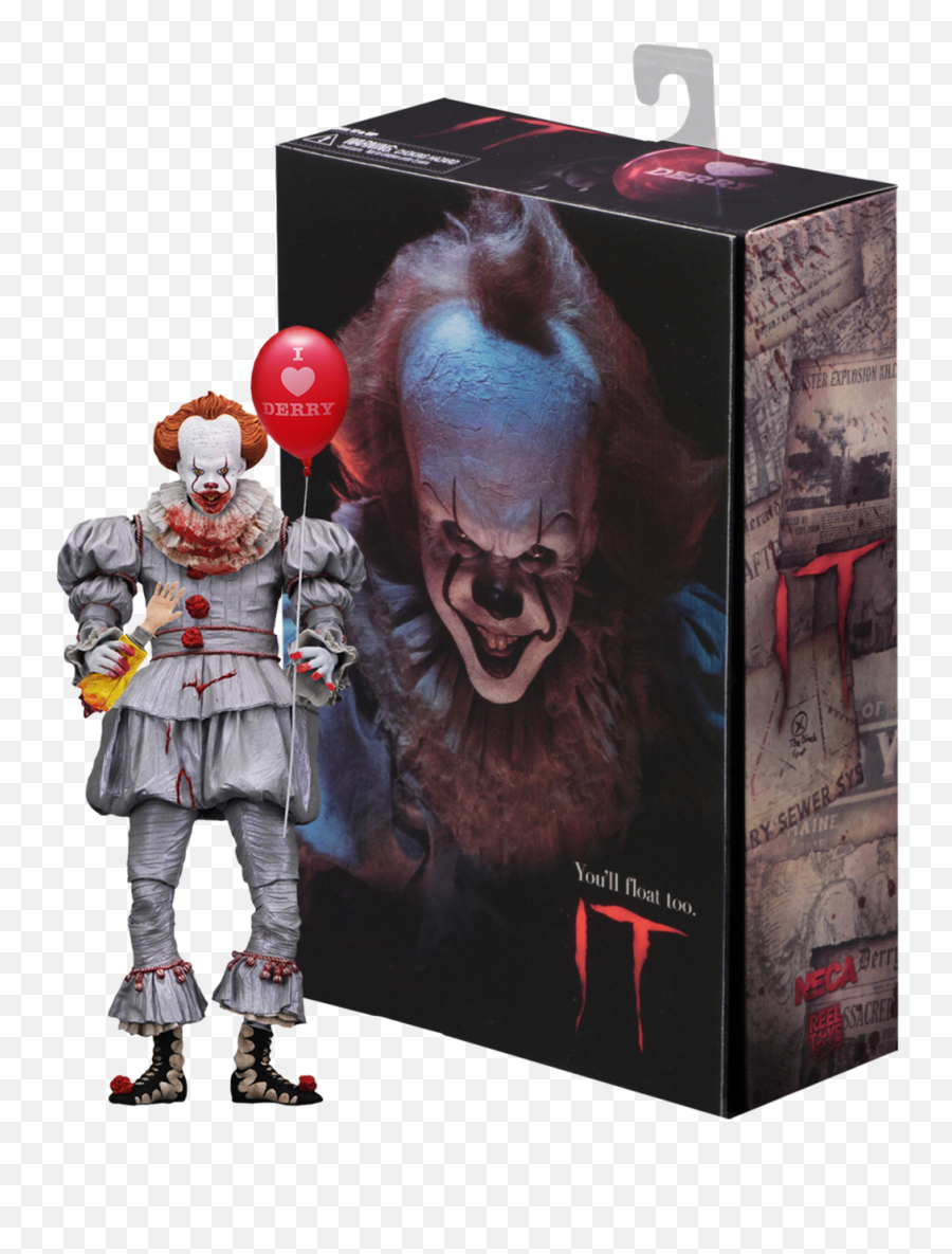 Download It - Neca Ultimate Pennywise Png Image With No Neca Pennywise I Heart Derry,Pennywise Transparent