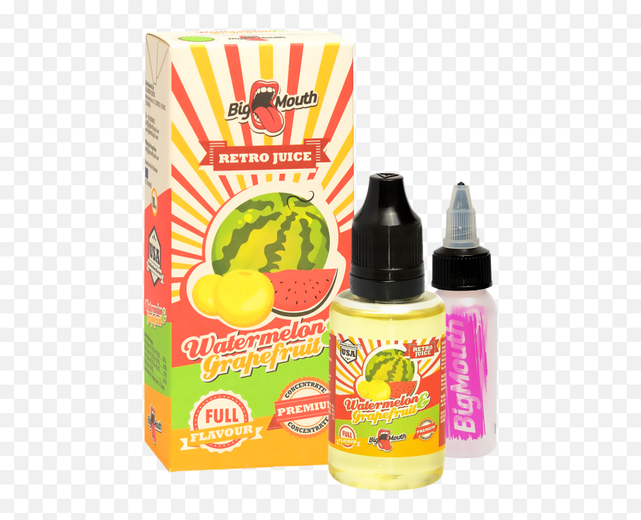 Watermelon U0026 Grapefruit - Big Mouth Liquids Big Mouth Aroma Lemon And Cactus Png,Grapefruit Png