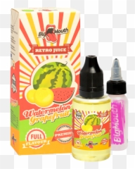 Watermelon U0026 Grapefruit - Big Mouth Liquids Big Mouth Aroma Lemon And Cactus Png,Grapefruit Png