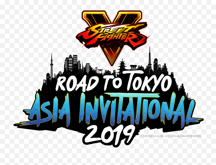 Road To Tokyo Asia Invitational 2019 - Street Fighter V Png,Street Fighter Logo