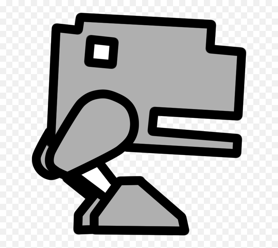 Gd Google Chrome Dino Game - Post Imgur Robot From Geometry Dash Png,Geometry Dash Logo