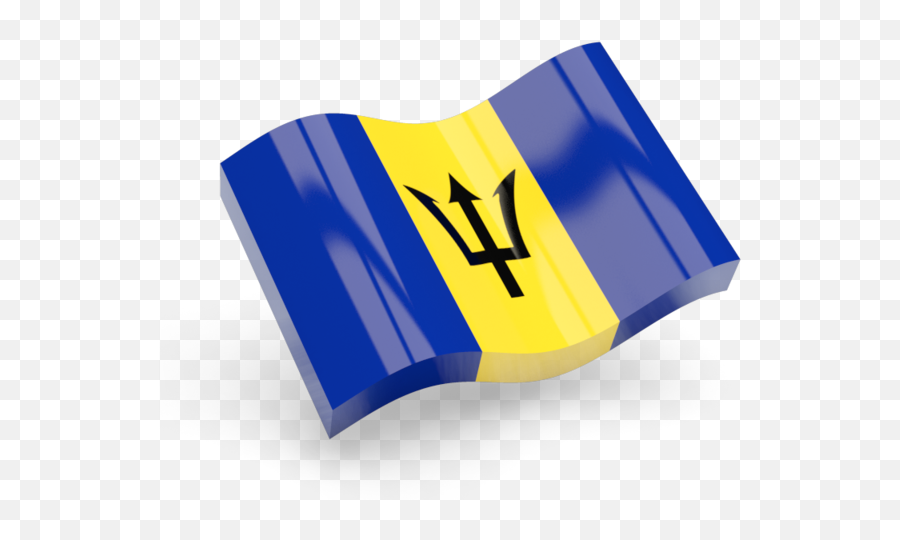 Glossy Wave Icon Illustration Of Flag Barbados - El Salvador Flag Png Transparent,Wave Emoji Png