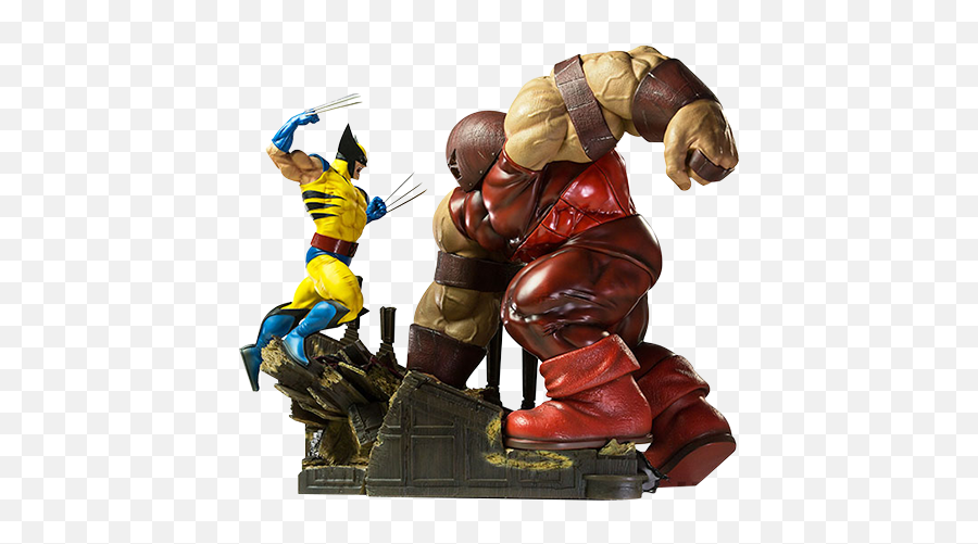 iron studios wolverine vs juggernaut