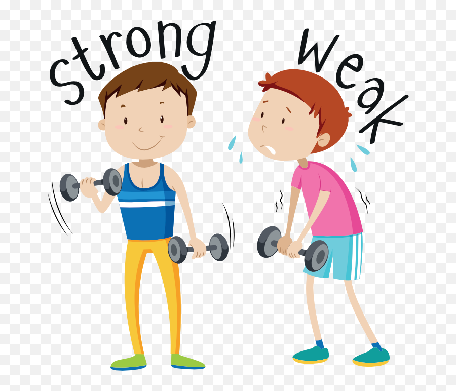 Weak Png Transparent Strong A - Strong Weak Clipart,Strong Man Png