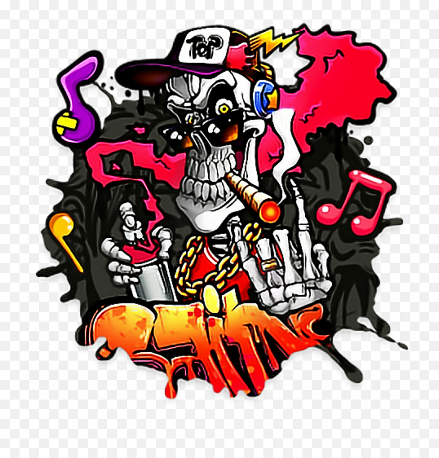 Download Hd Freetoedit Caveira Grafite - Grafity Hd Png,Grafitti Png