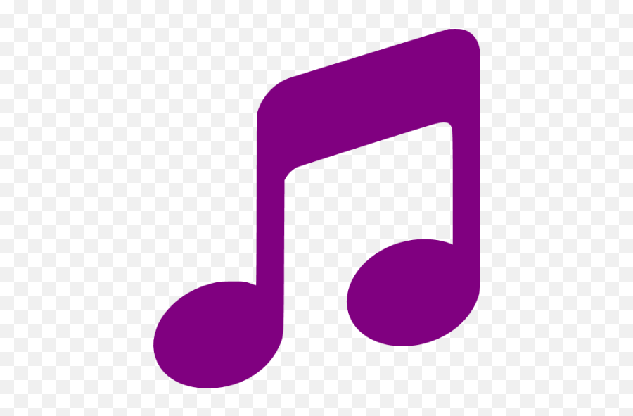 Purple Music 2 Icon - Free Purple Music Icons Colorful Single Musical Notes Png,Violet Png