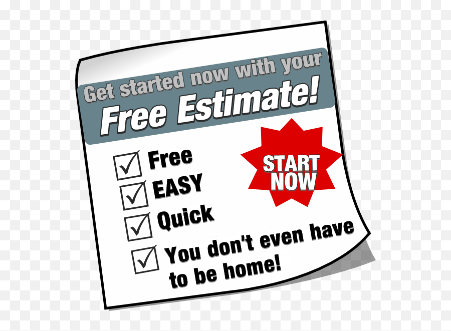 Us For Free Estimate Png Image With No - Call Today For A Free Estimate,Free Estimate Png
