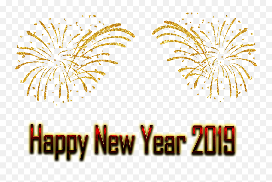 New Year Png Free Image Download Happy 2019 Transparent Background