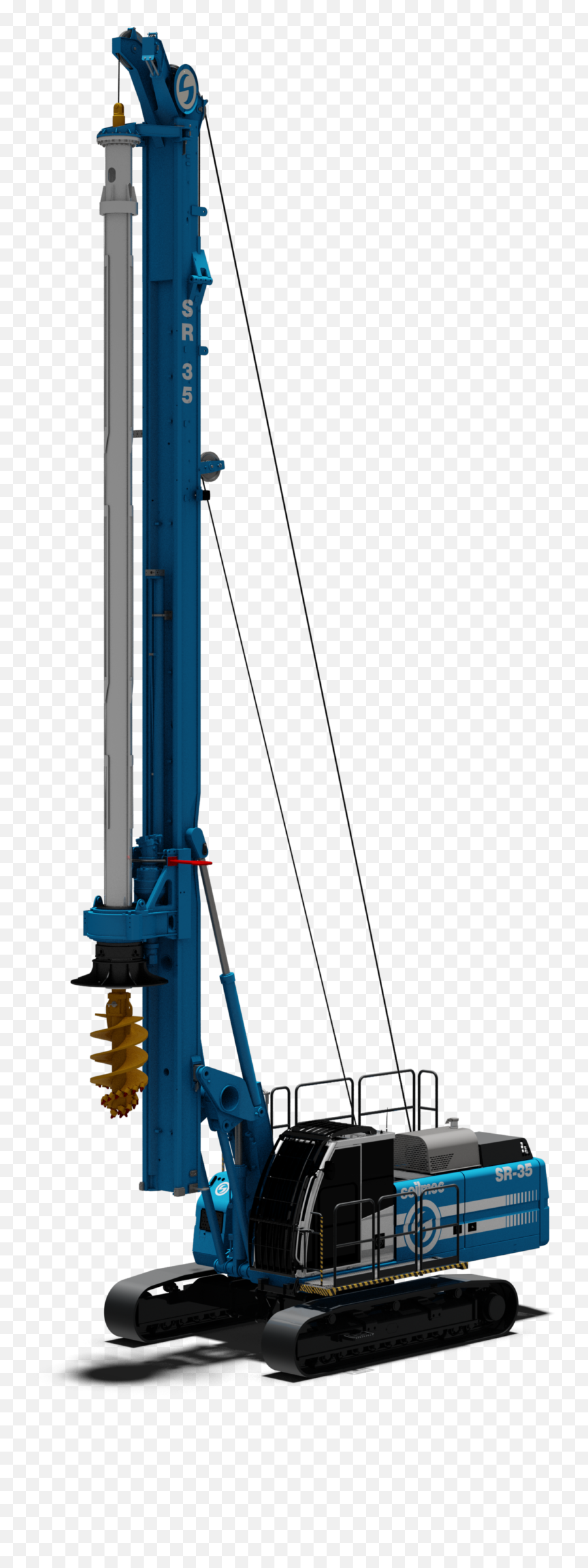 Drilling And Foundation Equipment - Soilmec Piling Rig Png,Oil Rig Png