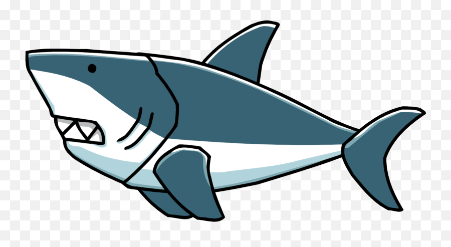 Shark Fin Soup Great White Whale Clip Art - Transparent Background Shark Cartoon Png,Fin Png