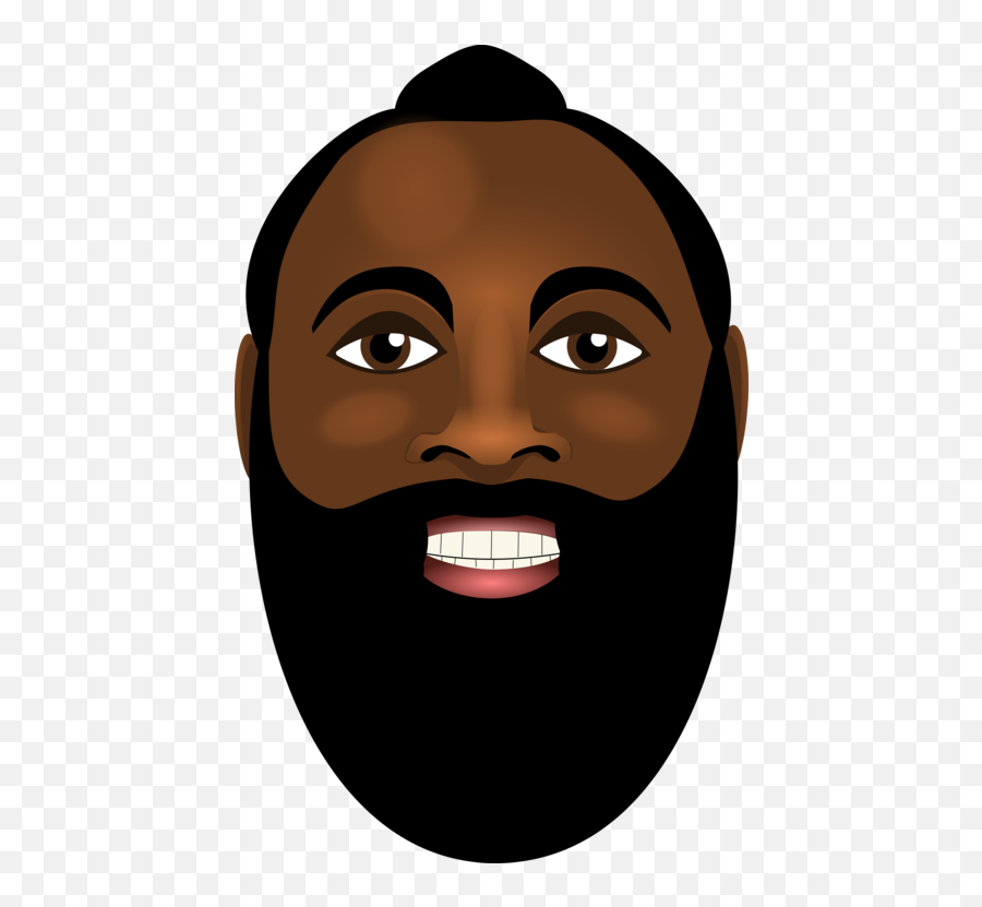 Head Neck Cheek Png Clipart - James Harden Head Png,Houston Rockets Png